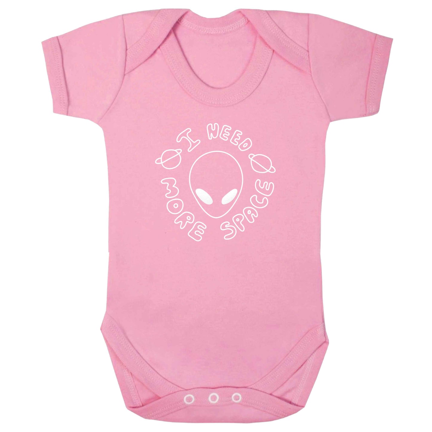 I need more space baby bodysuit pale pink 18-24 months