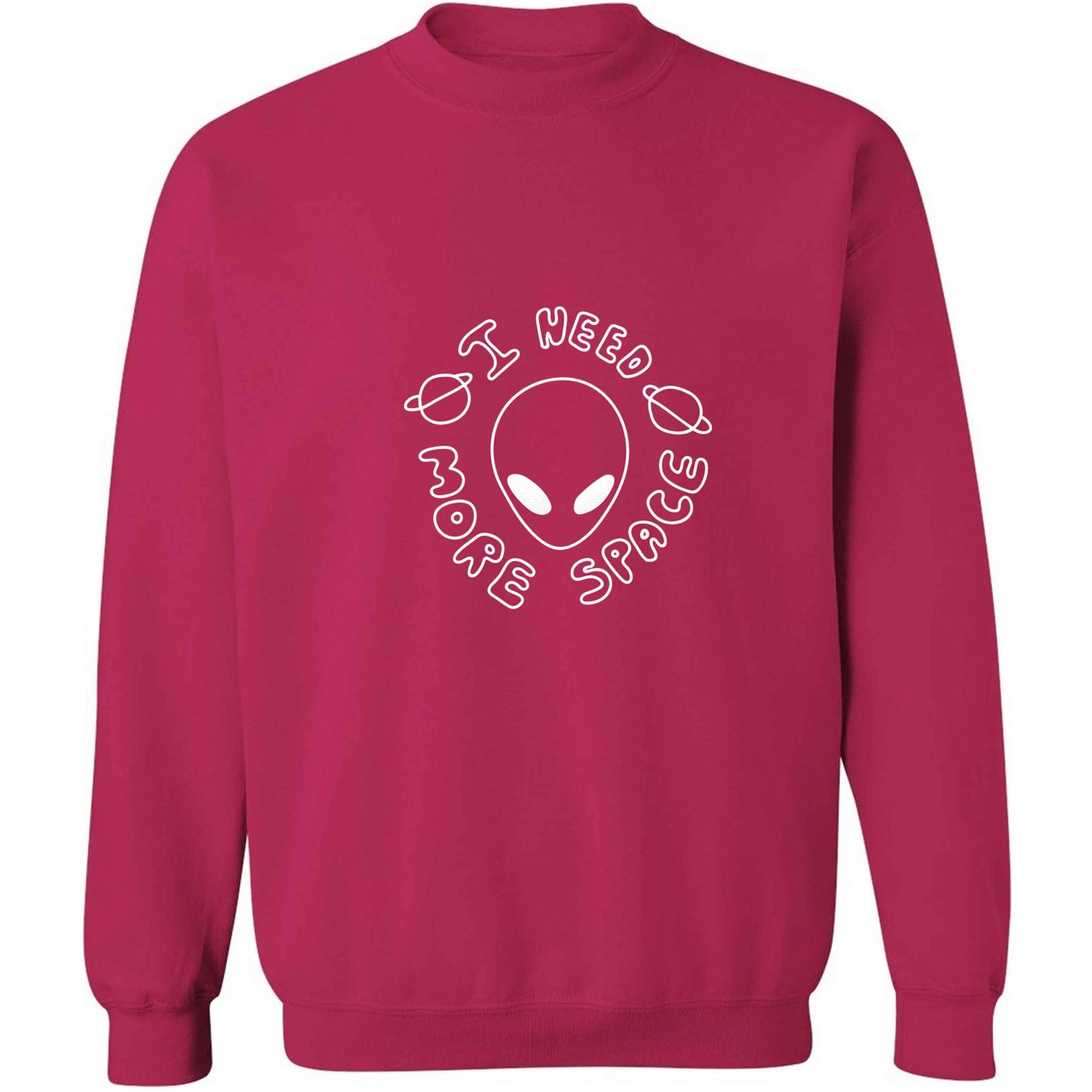 I need more space adult's unisex pink sweater 2XL