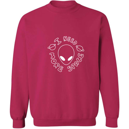 I need more space adult's unisex pink sweater 2XL