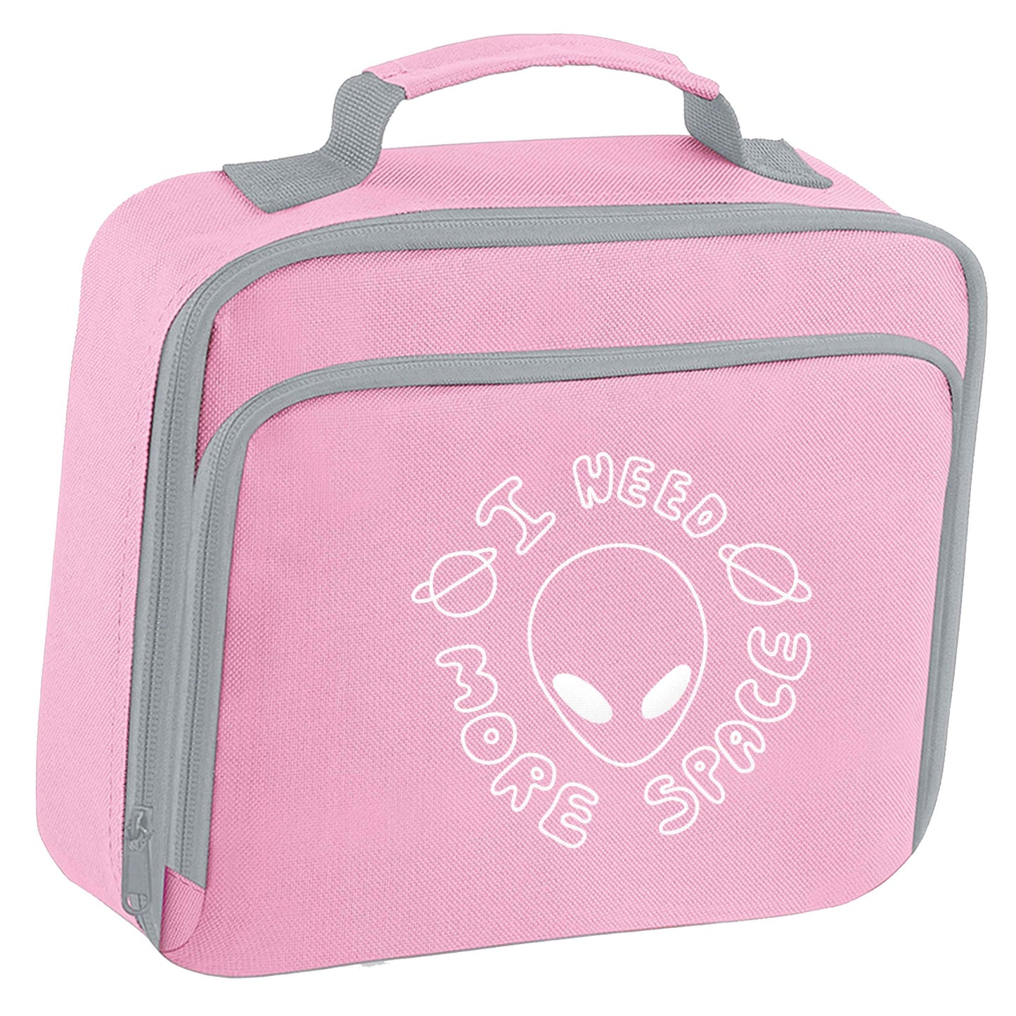 I need more space insulated pink lunch bag cooler