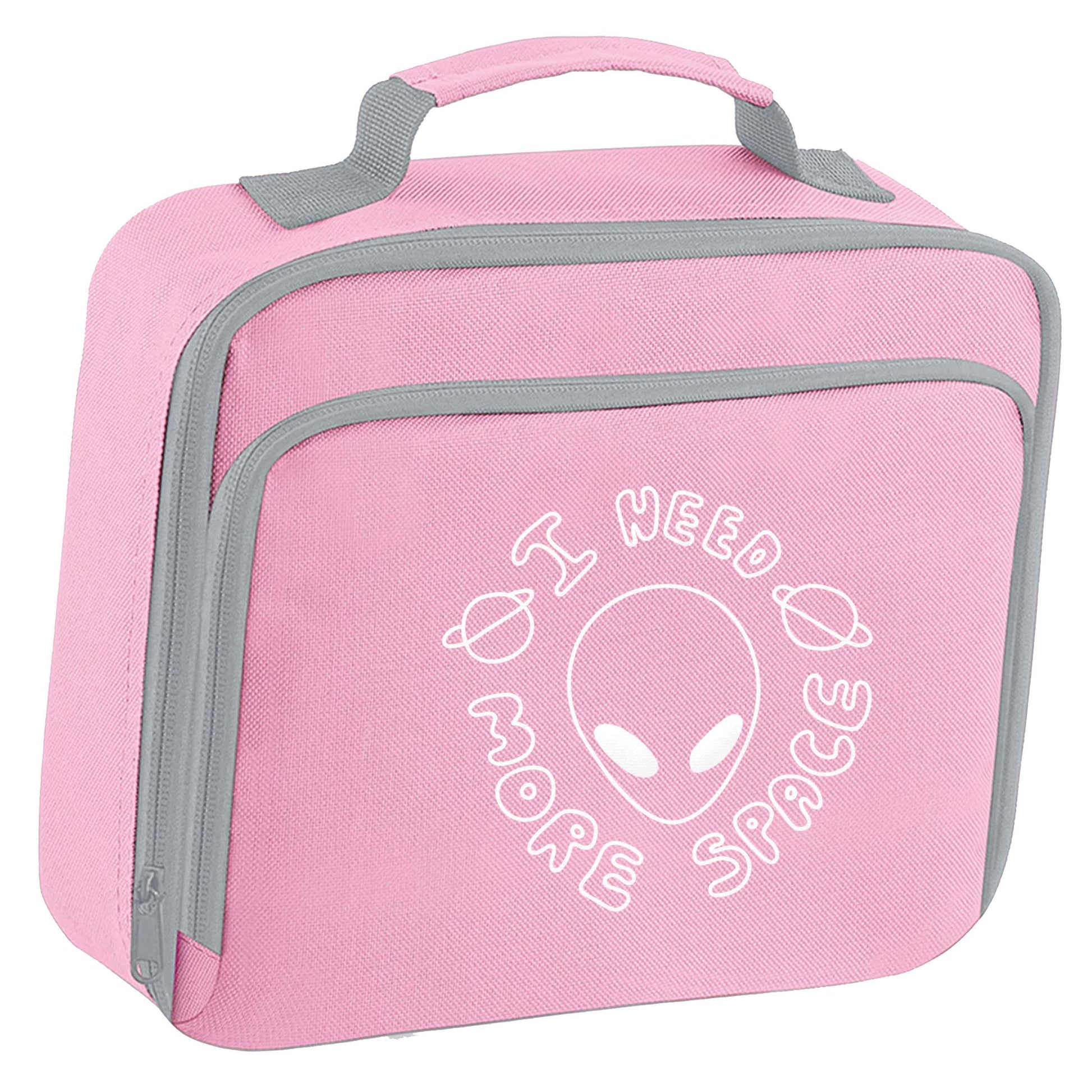 I need more space insulated pink lunch bag cooler