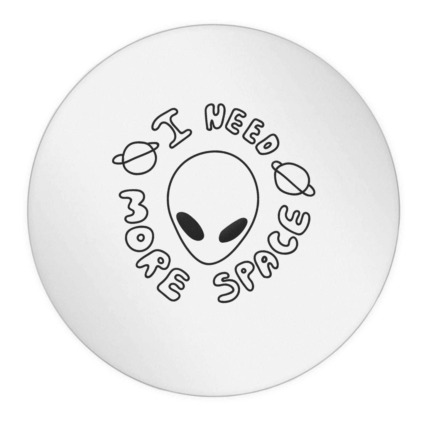 I need more space 24 @ 45mm matt circle stickers