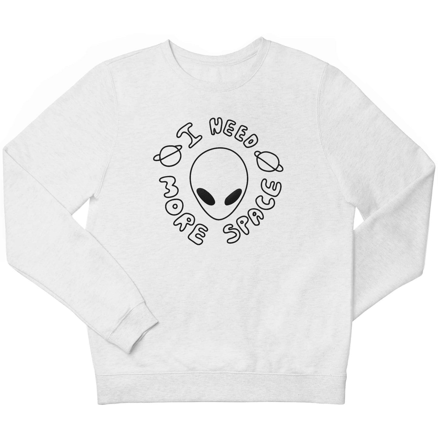 I need more space children's white sweater 12-13 Years