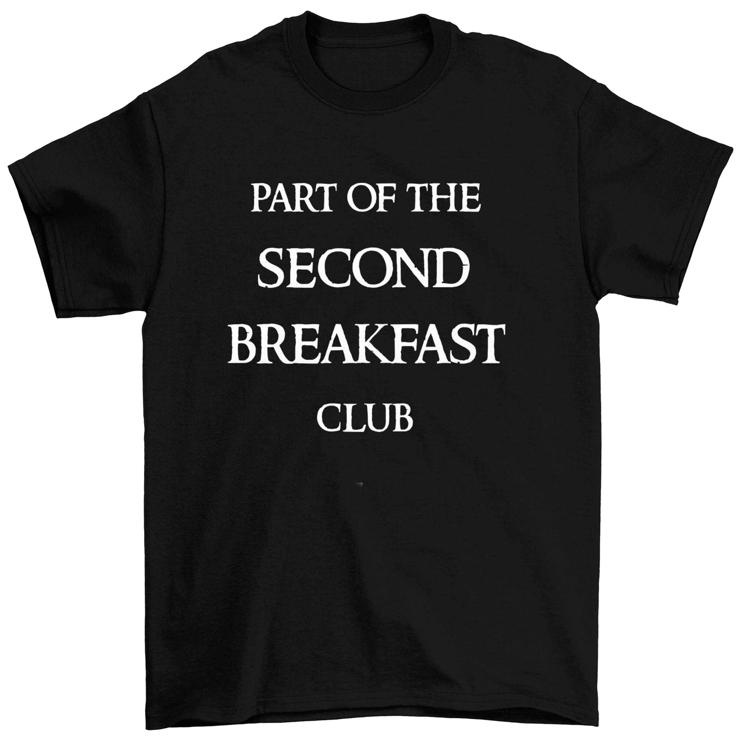 Part of the second breakfast club Children's black Tshirt 12-13 Years