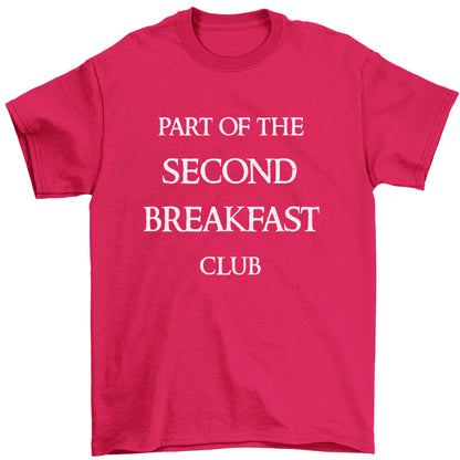Part of the second breakfast club Children's pink Tshirt 12-13 Years