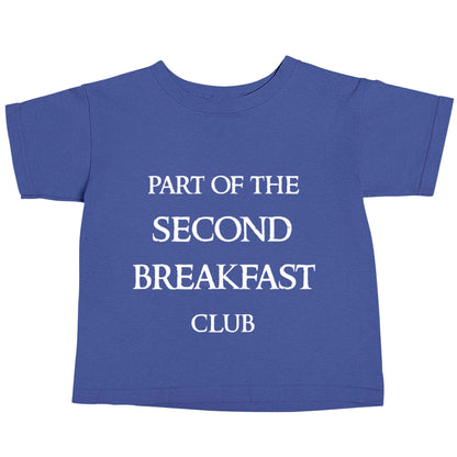 Part of the second breakfast club blue baby toddler Tshirt 2 Years