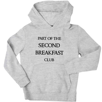 Part of the second breakfast club children's grey hoodie 12-13 Years