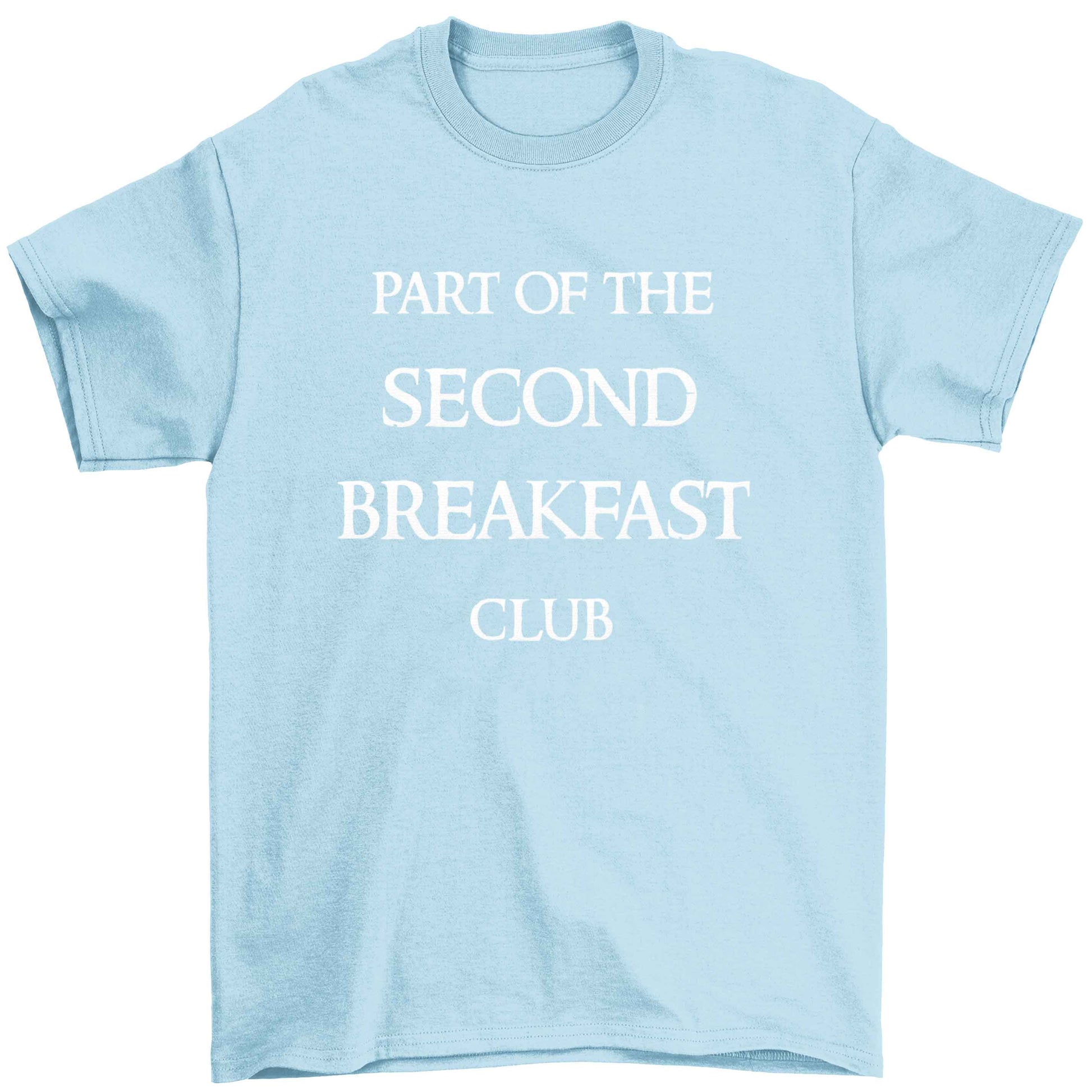 Part of the second breakfast club Children's light blue Tshirt 12-13 Years