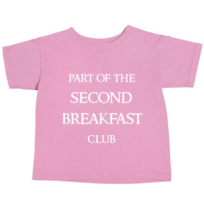 Part of the second breakfast club light pink baby toddler Tshirt 2 Years