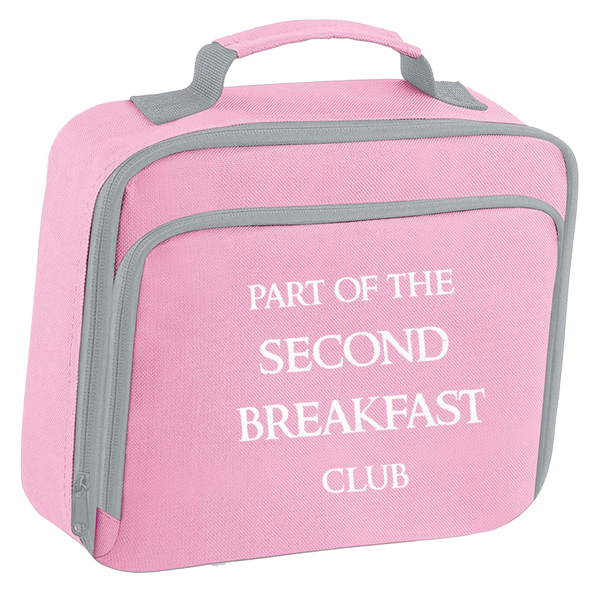 Part of the second breakfast club insulated pink lunch bag cooler