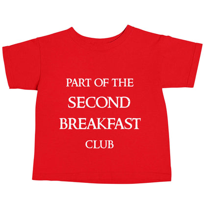 Part of the second breakfast club red baby toddler Tshirt 2 Years