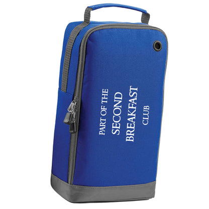 Part of the second breakfast club blue sports shoe bag horizontal print