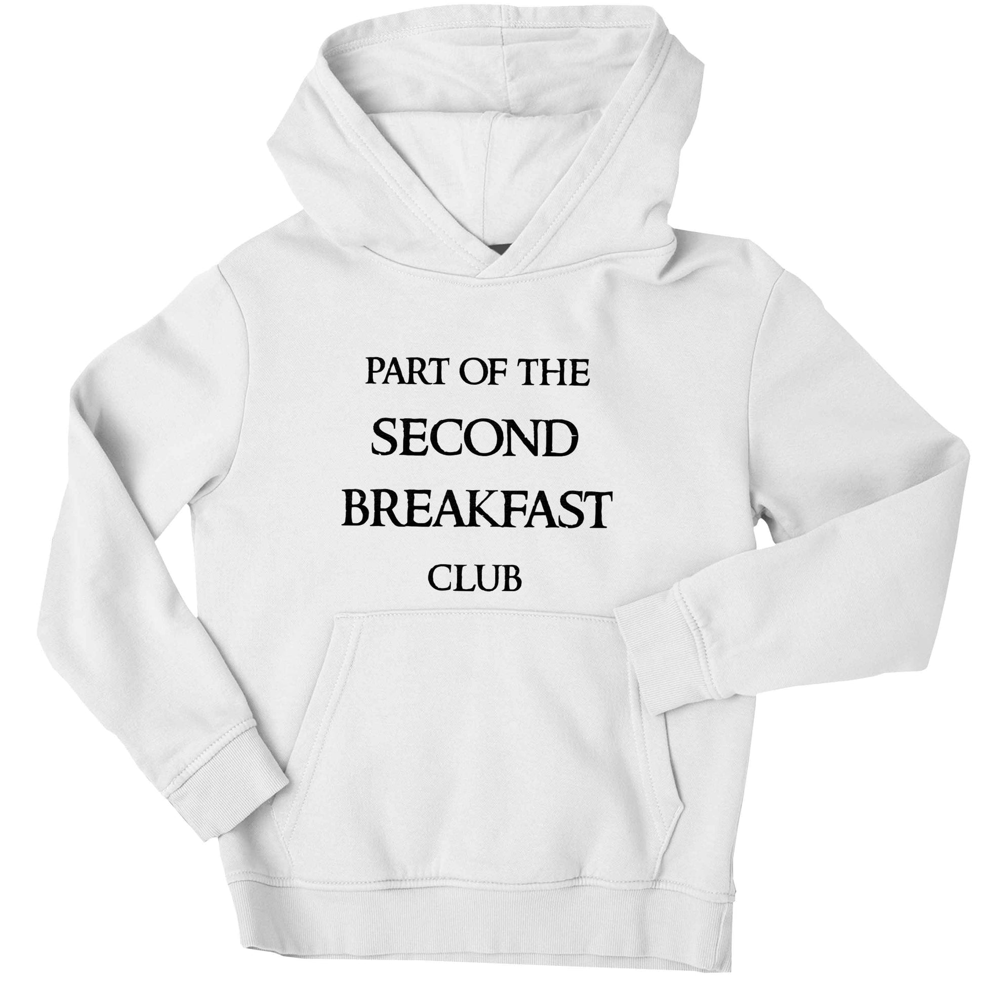 Part of the second breakfast club children's white hoodie 12-13 Years