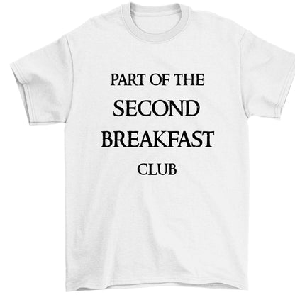 Part of the second breakfast club Children's white Tshirt 12-13 Years