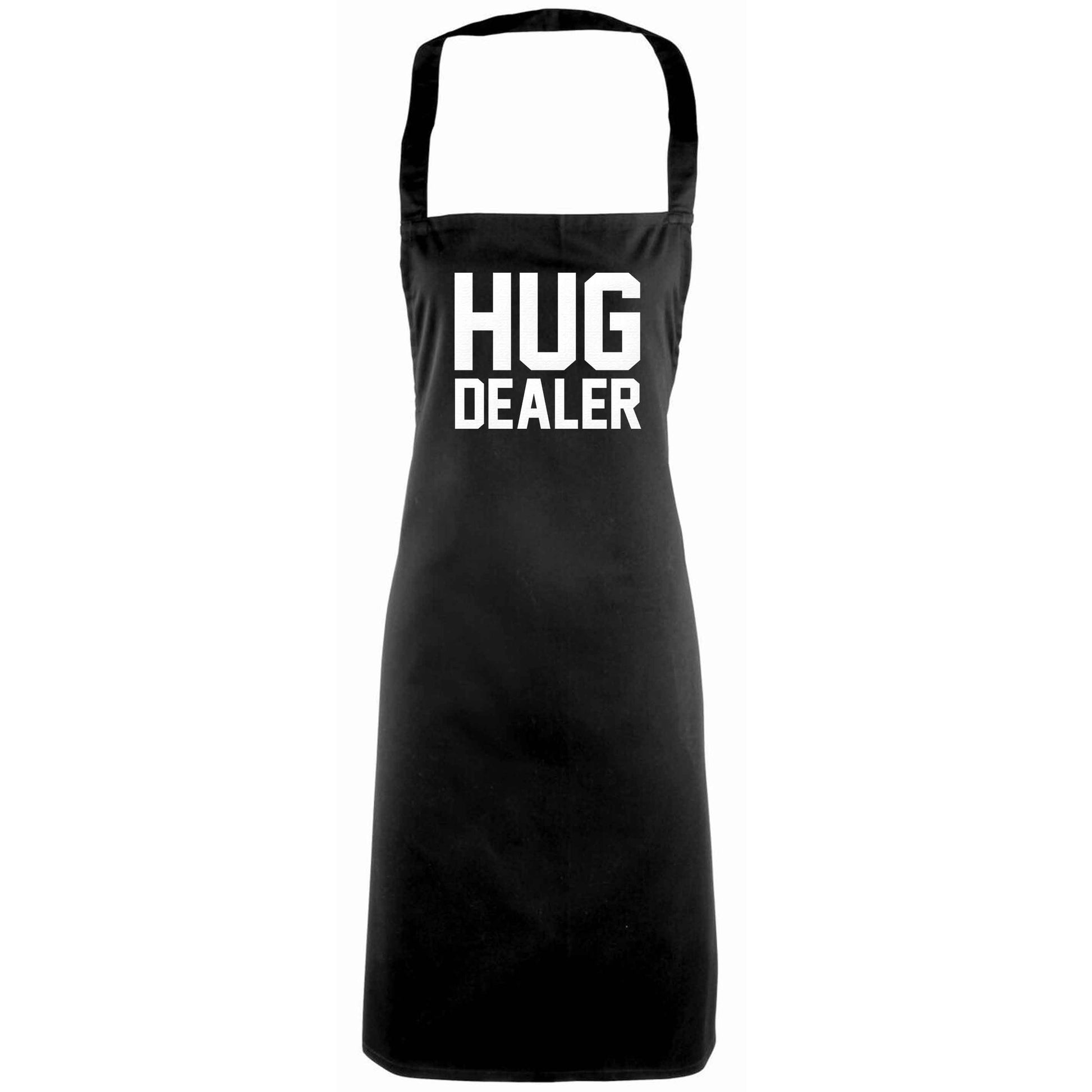 Hug dealer adults black apron