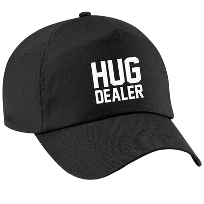 Hug dealer black peak cap