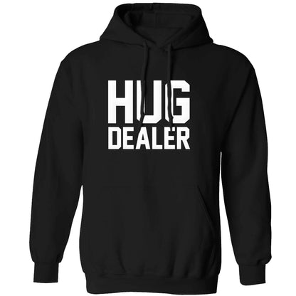 Hug dealer adults unisex black hoodie 2XL