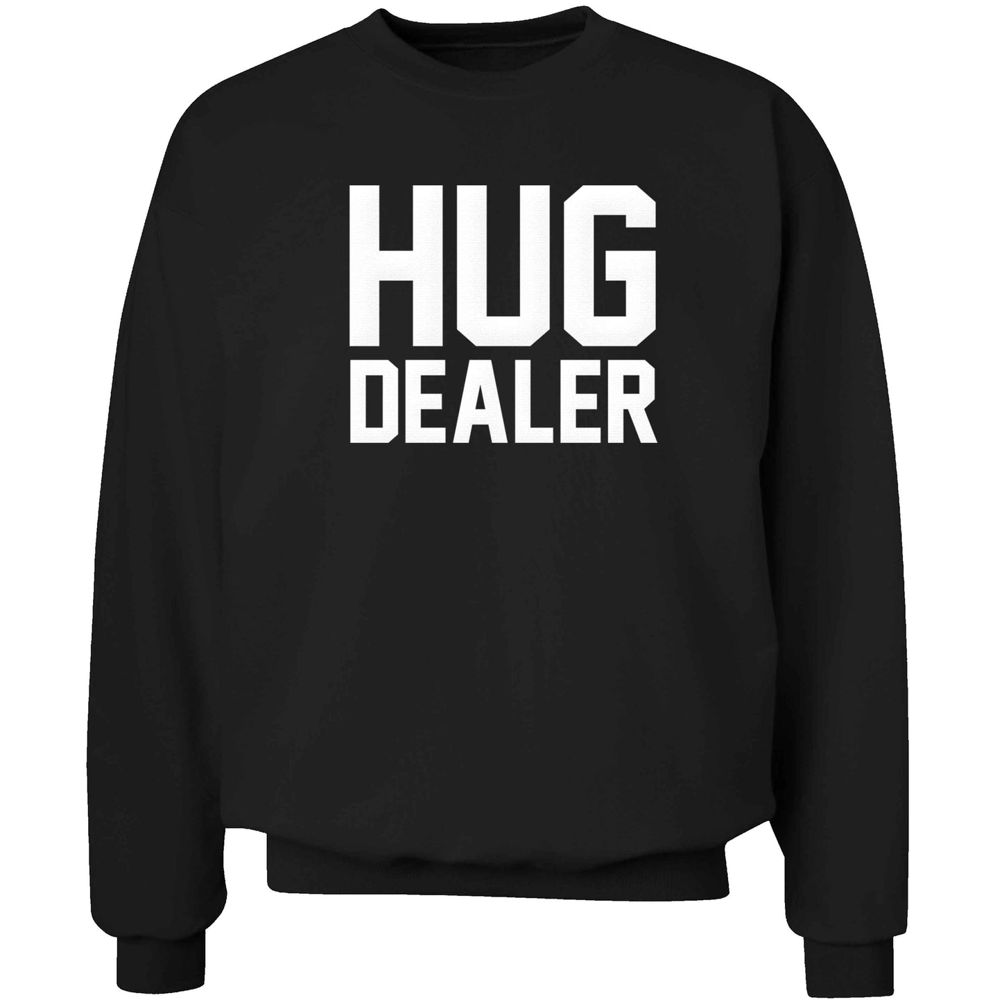 Hug dealer adult's unisex black sweater 2XL