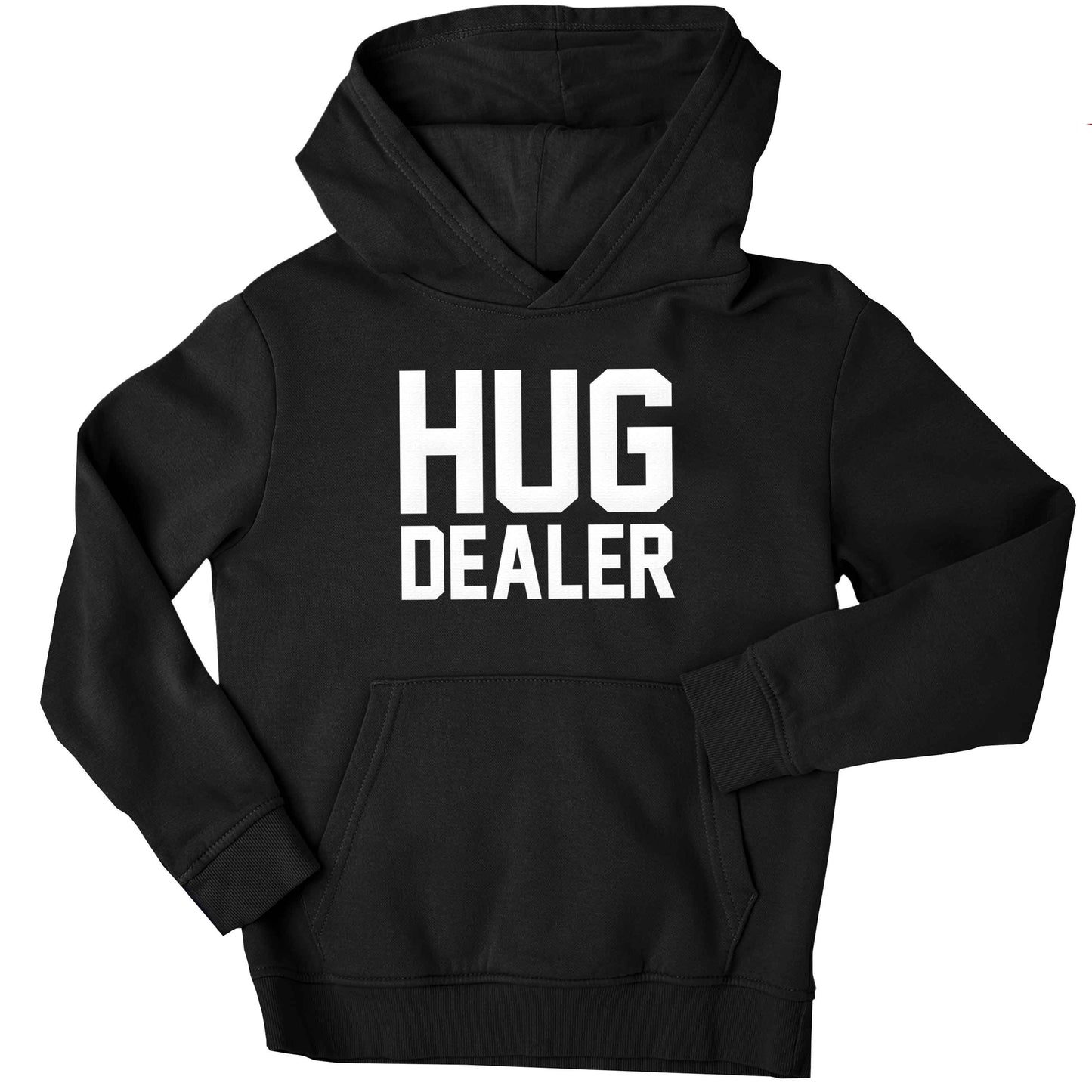 Hug dealer children's black hoodie 12-13 Years