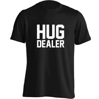 Hug dealer adults unisex black Tshirt 2XL