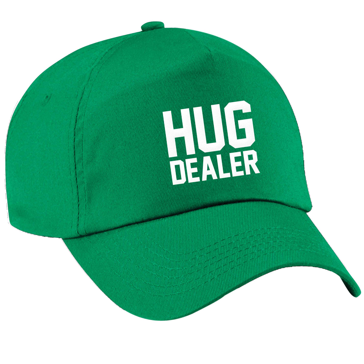 Hug dealer green peak cap