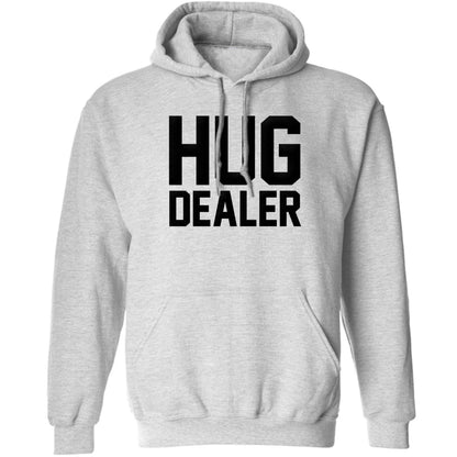 Hug dealer adults unisex grey hoodie 2XL
