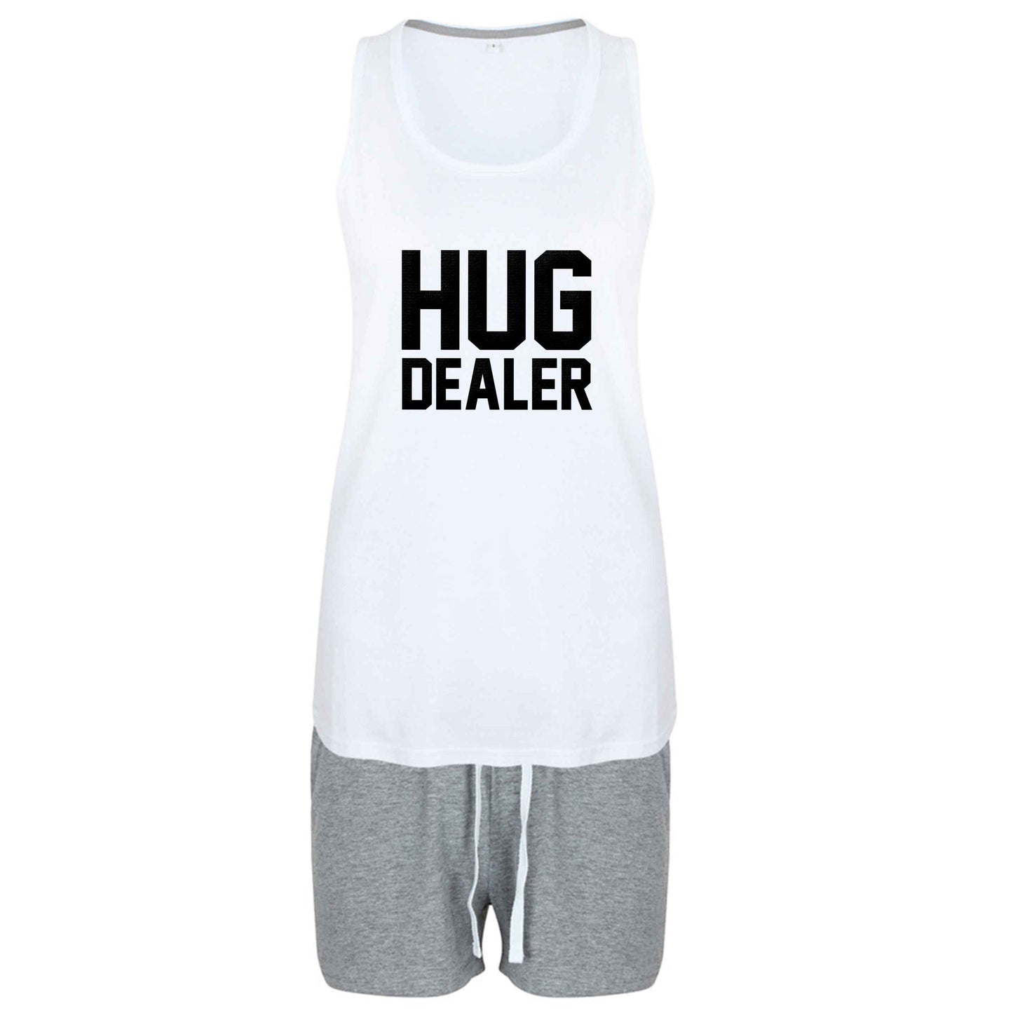 Hug dealer size XL women's pyjama shorts set in pink 