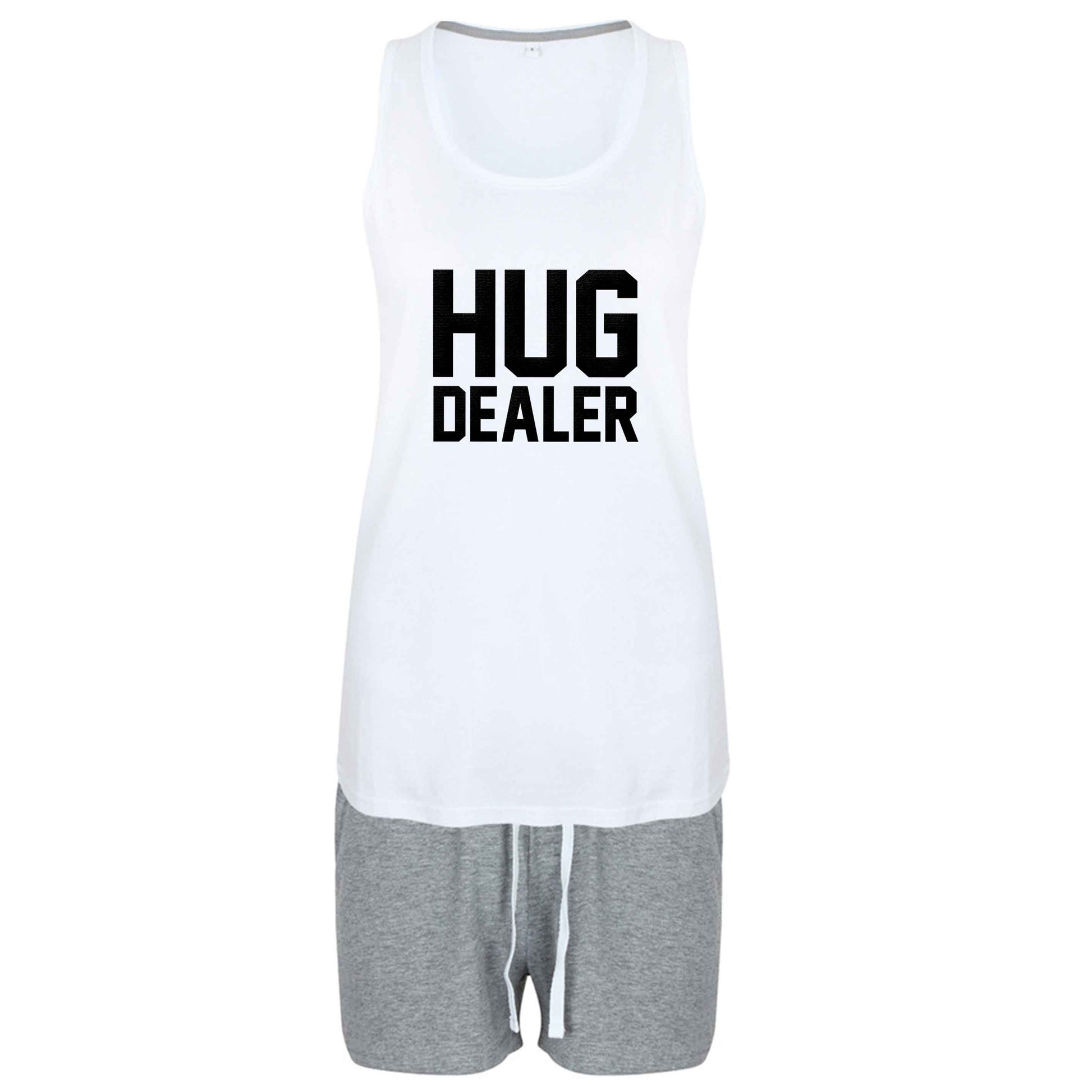 Hug dealer size XL women's pyjama shorts set in pink 