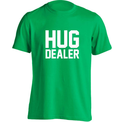 Hug dealer adults unisex green Tshirt 2XL