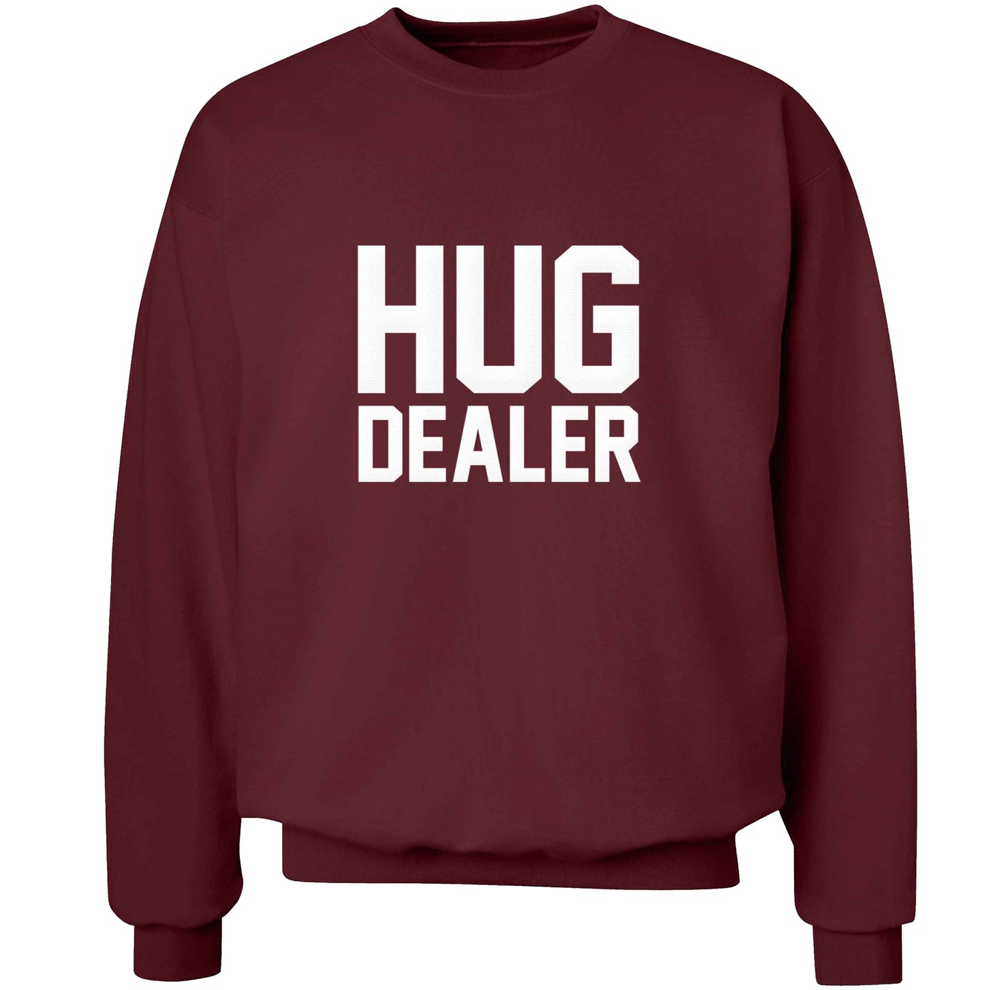 Hug dealer adult's unisex maroon sweater 2XL