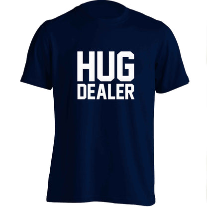 Hug dealer adults unisex navy Tshirt 2XL
