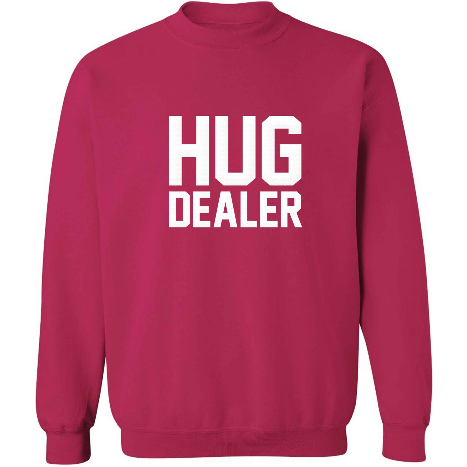 Hug dealer adult's unisex pink sweater 2XL