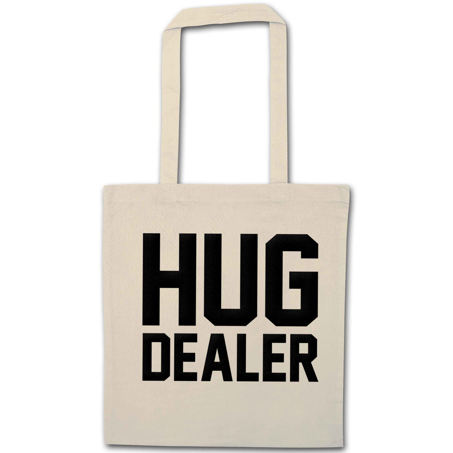 Hug dealer natural tote bag