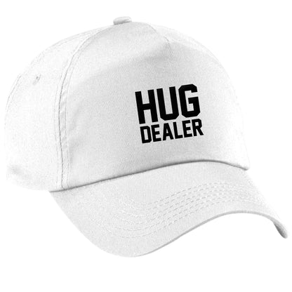Hug dealer white peak cap