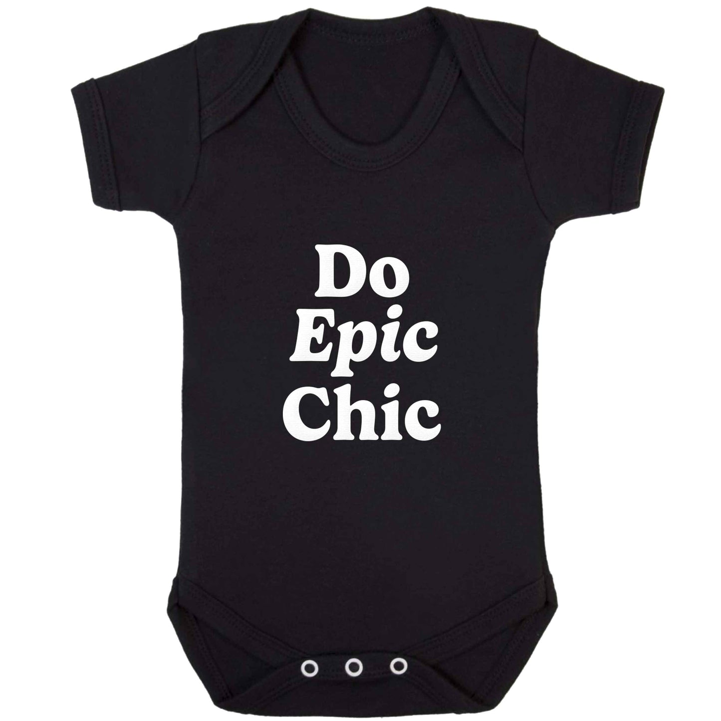 Do epic chic baby bodysuit black 18-24 months
