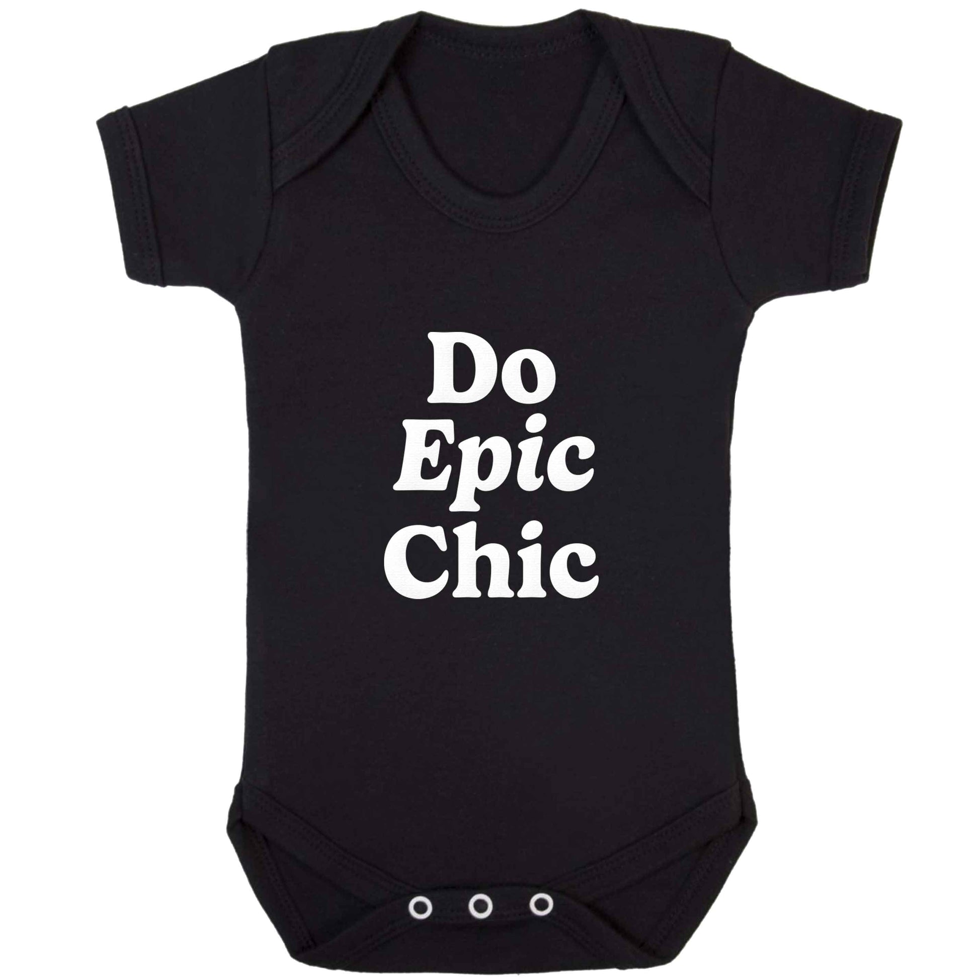 Do epic chic baby bodysuit black 18-24 months