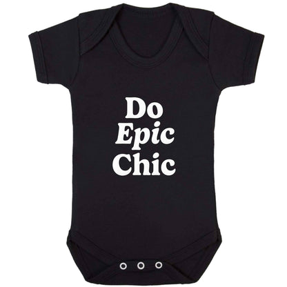 Do epic chic baby bodysuit black 18-24 months