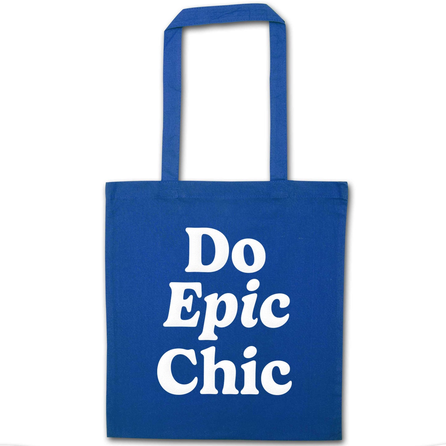 Do epic chic blue tote bag