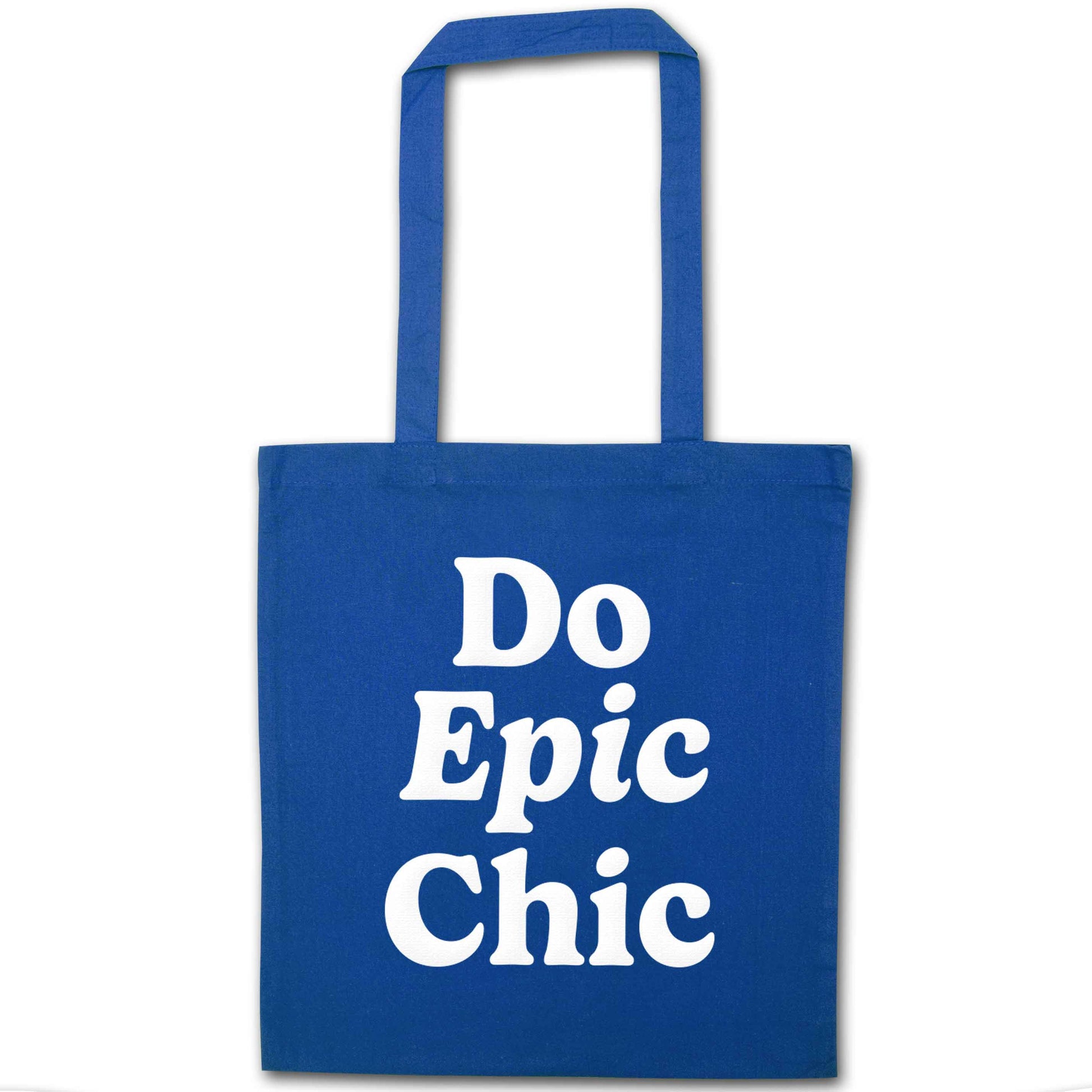 Do epic chic blue tote bag