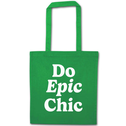 Do epic chic green tote bag