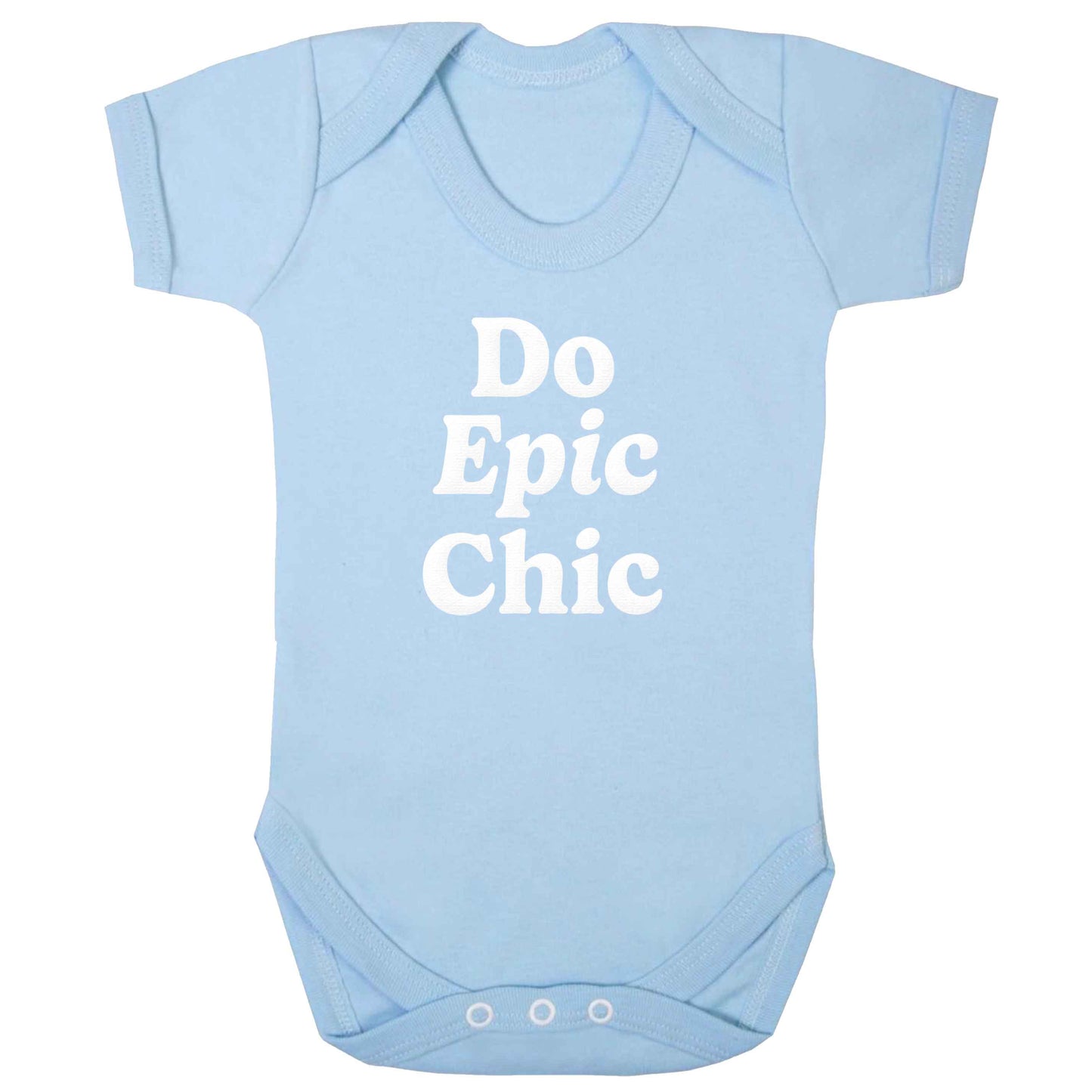 Do epic chic baby bodysuit pale blue 18-24 months