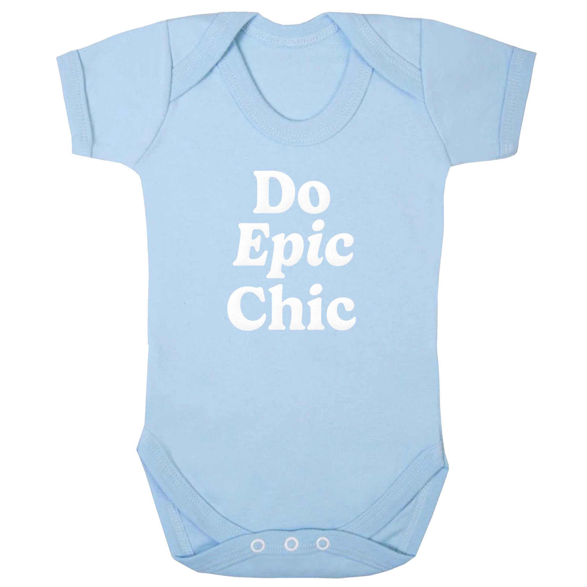 Do epic chic baby bodysuit pale blue 18-24 months