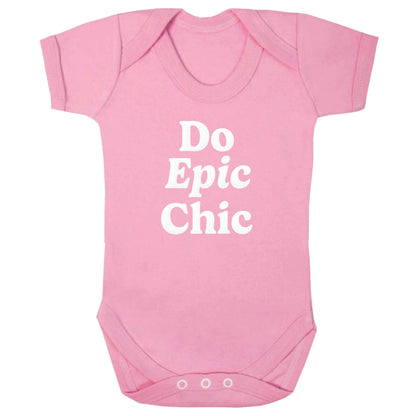 Do epic chic baby bodysuit pale pink 18-24 months