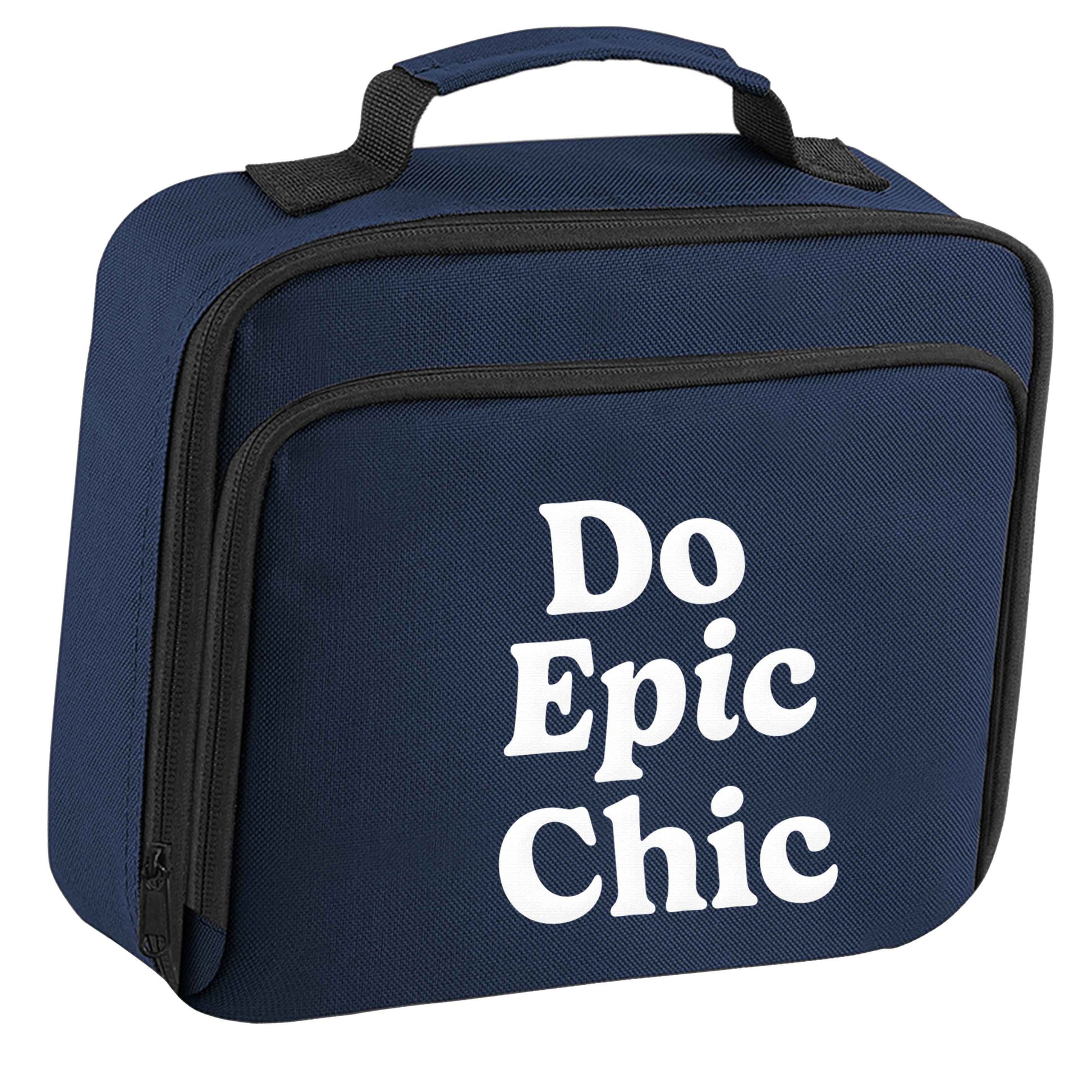 Do epic chic insulated navy lunch bag cooler