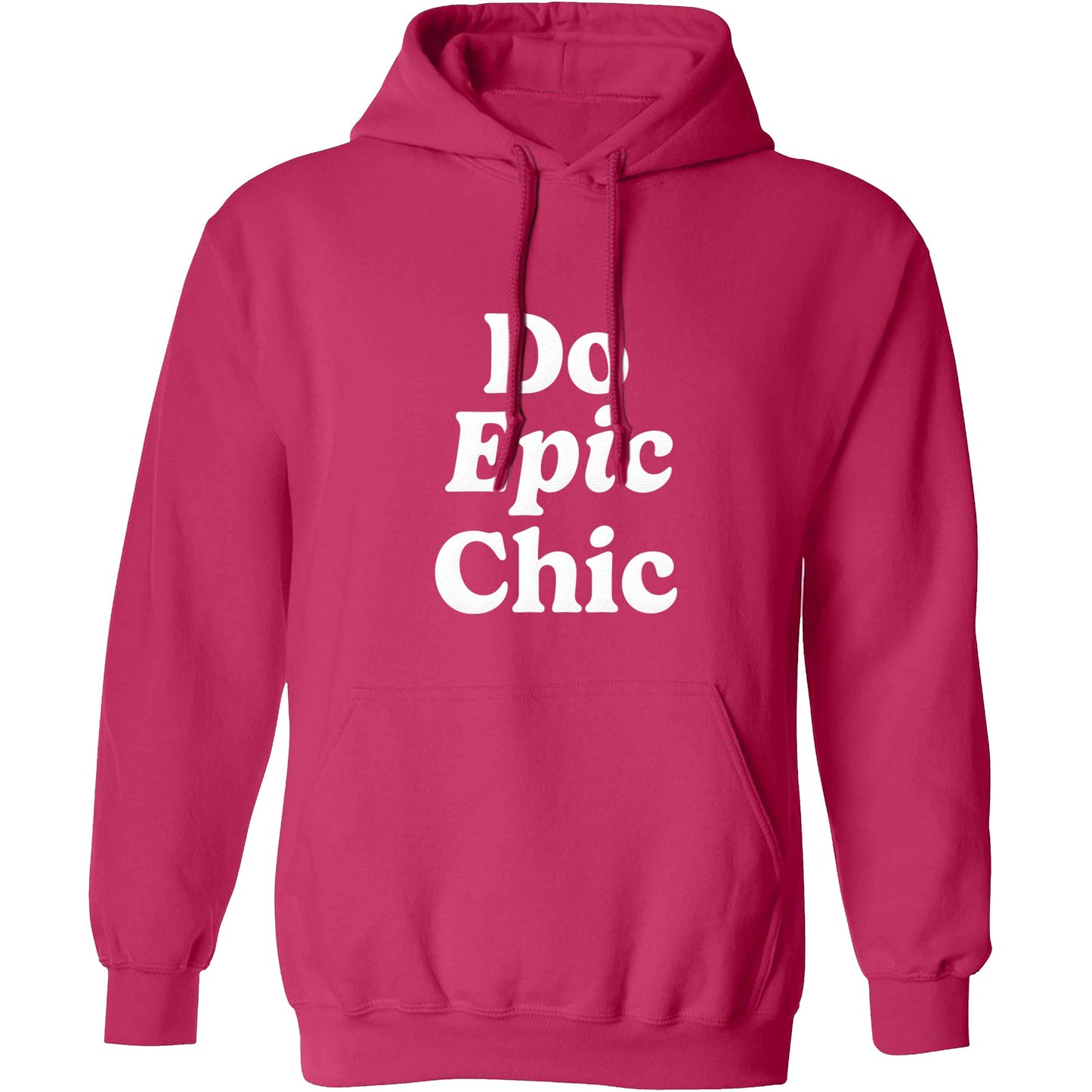 Do epic chic adults unisex pink hoodie 2XL