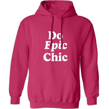 Do epic chic adults unisex pink hoodie 2XL