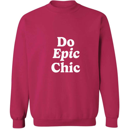 Do epic chic adult's unisex pink sweater 2XL