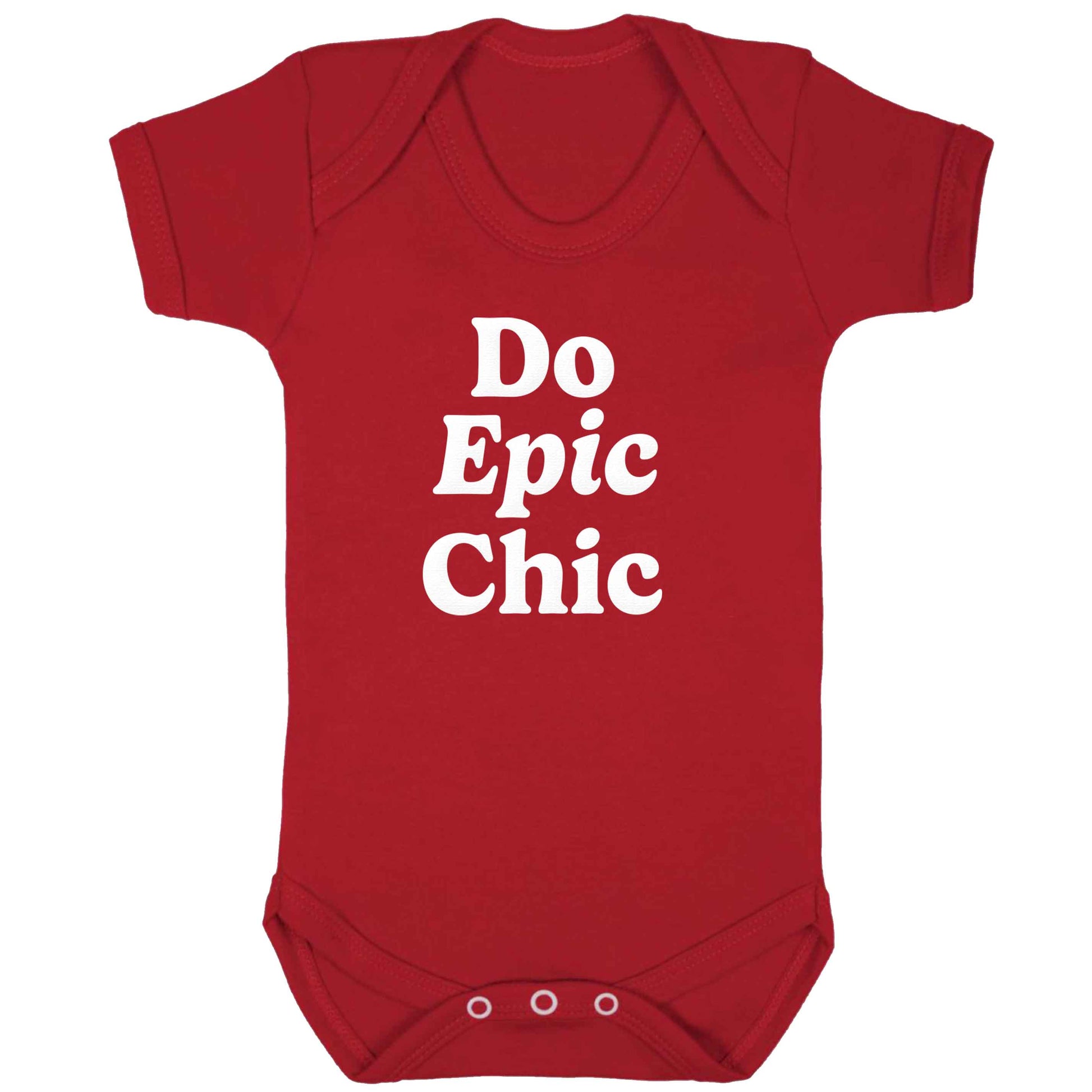 Do epic chic baby bodysuit red 18-24 months