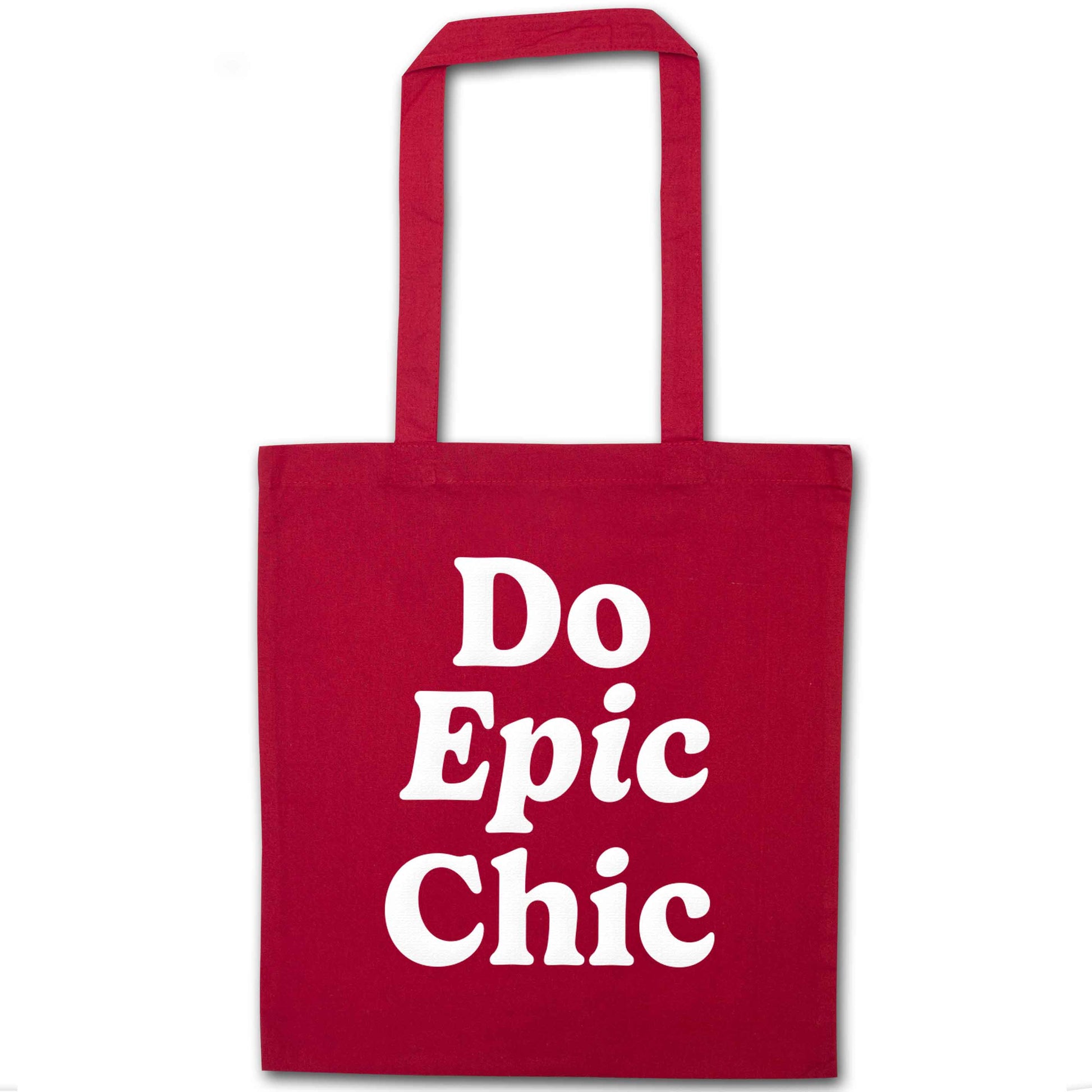 Do epic chic red tote bag