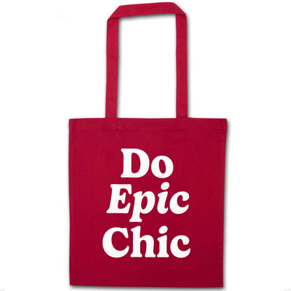Do epic chic red tote bag